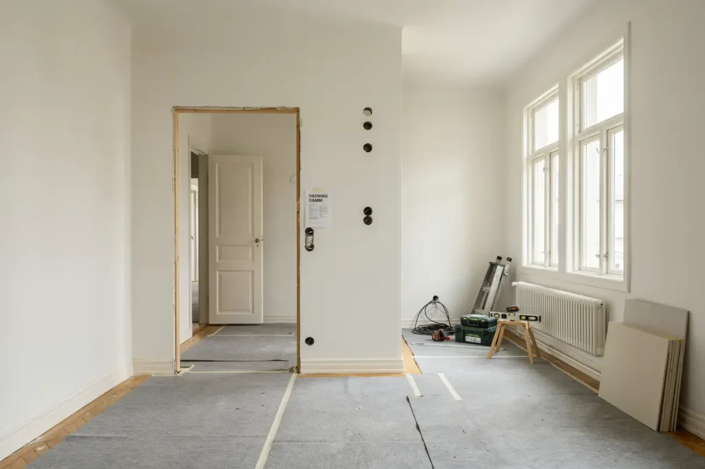 rivning av innerv ggar och k rnborrning f r vvs i johanneberg landala