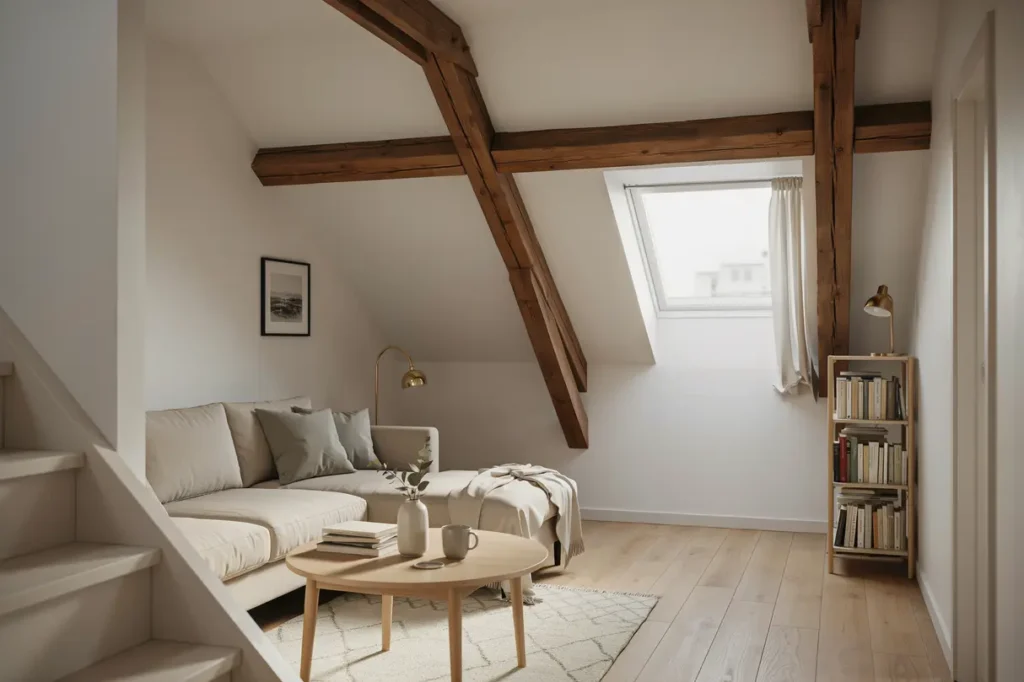ombyggnation av vind till funktionell bostadsyta i johanneberg