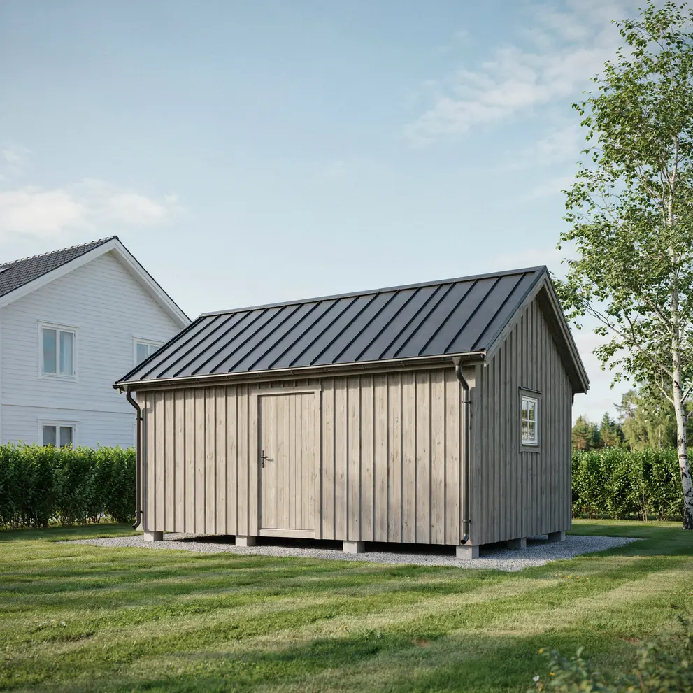 bygga friggebod redskapsbod snickeribod skjul losvirke byggsats landala goteborg